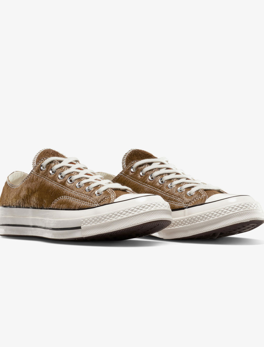 Converse Chuck 70 Pony Hair Unisex Kahverengi Sneaker Converse Chuck 70 Pony Hair Unisex Kahverengi Sneaker