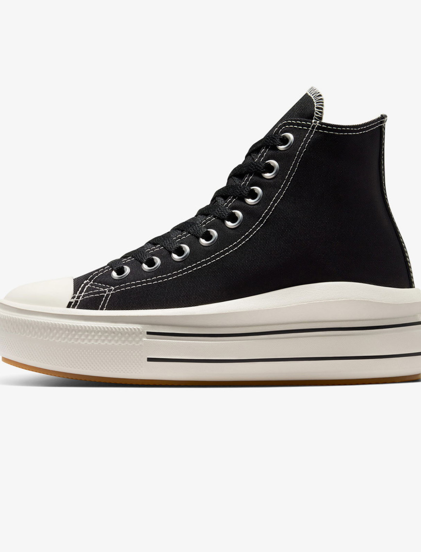 Converse Chuck Taylor All Star Move Platform Kadın Siyah Platform Sneaker Converse Chuck Taylor All Star Move Platform Kadın Siyah Platform Sneaker