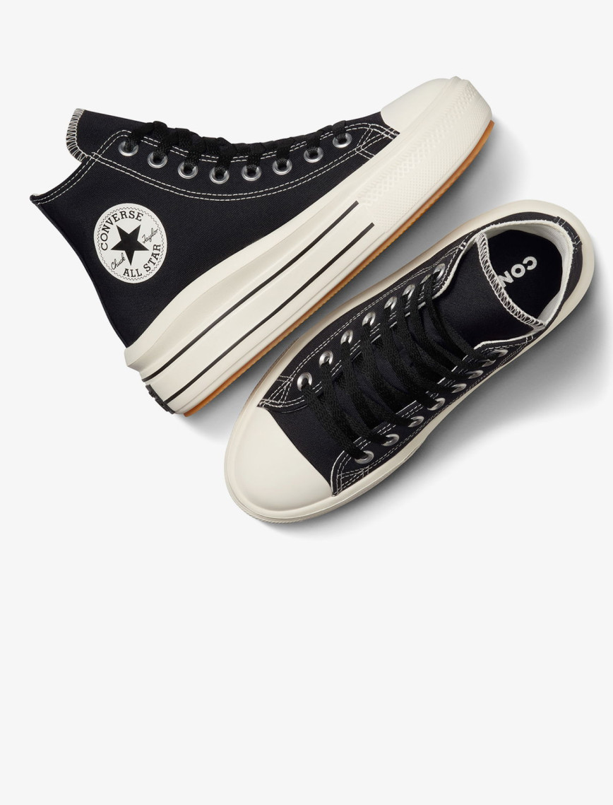 Converse Chuck Taylor All Star Move Platform Kadın Siyah Platform Sneaker Converse Chuck Taylor All Star Move Platform Kadın Siyah Platform Sneaker