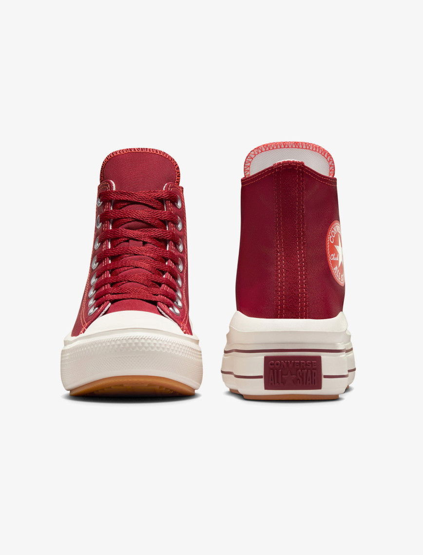 Converse Chuck Taylor All Star Move Platform Unisex Kırmızı Platform Sneaker Converse Chuck Taylor All Star Move Platform Unisex Kırmızı Platform Sneaker