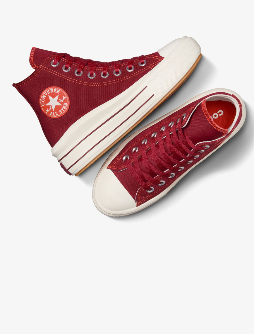 Converse Chuck Taylor All Star Move Platform Unisex Kırmızı Platform Sneaker Converse Chuck Taylor All Star Move Platform Unisex Kırmızı Platform Sneaker