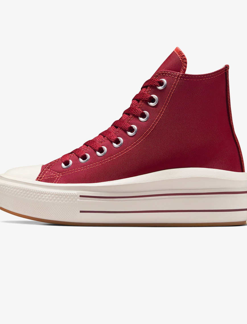 Converse Chuck Taylor All Star Move Platform Unisex Kırmızı Platform Sneaker Converse Chuck Taylor All Star Move Platform Unisex Kırmızı Platform Sneaker