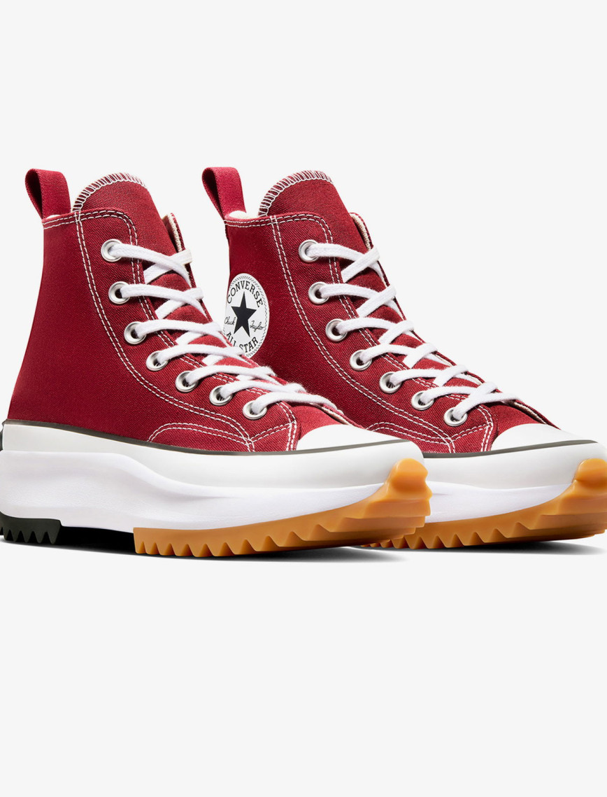 Converse Run Star Hike Unisex Kırmızı Platform Sneaker Converse Run Star Hike Unisex Kırmızı Platform Sneaker