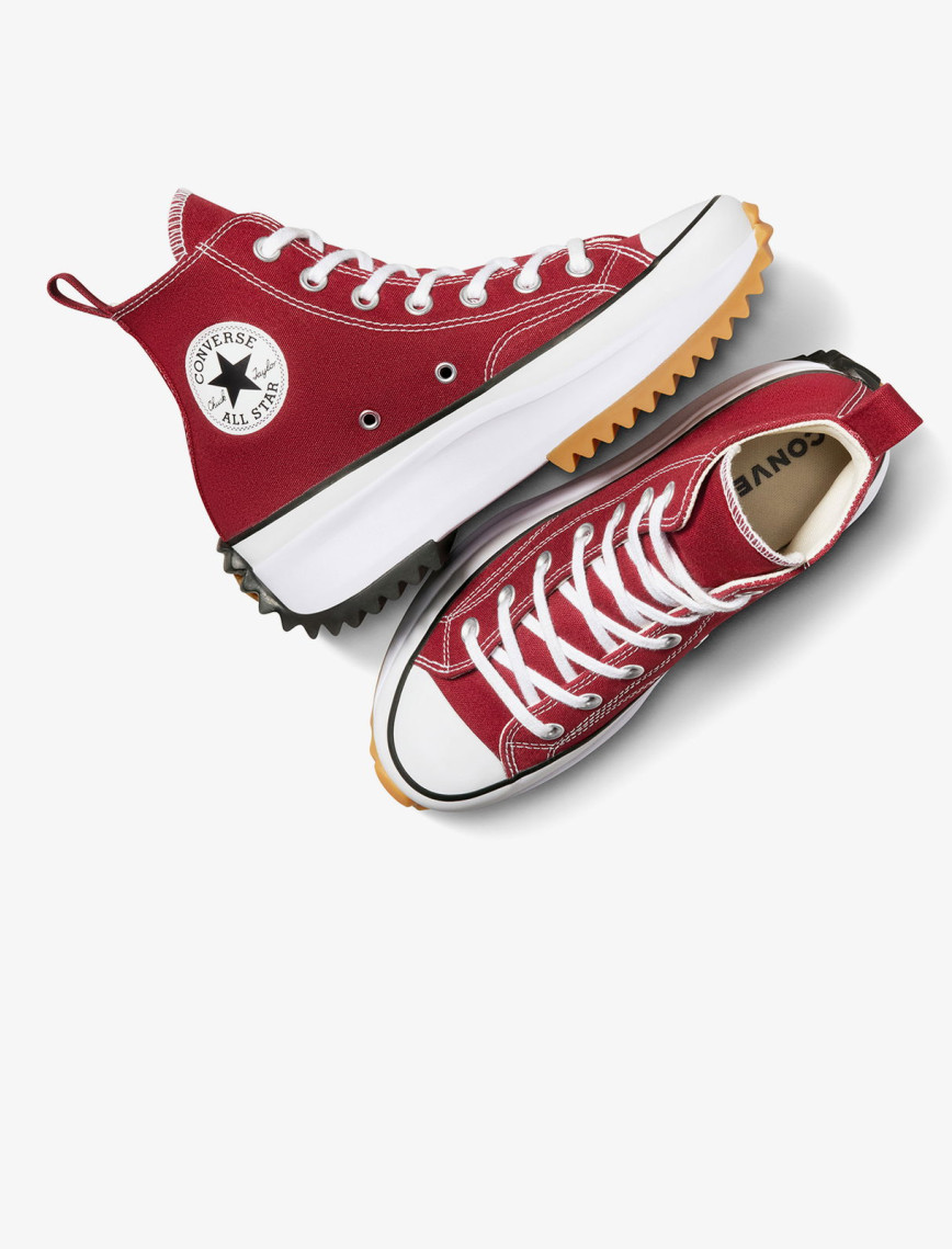 Converse Run Star Hike Unisex Kırmızı Platform Sneaker Converse Run Star Hike Unisex Kırmızı Platform Sneaker