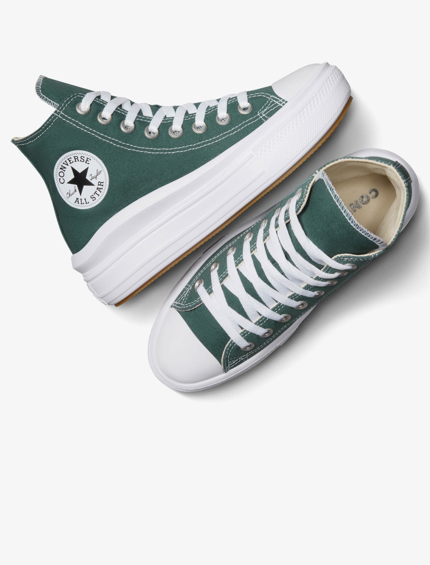 Converse Chuck Taylor All Star Move Platform Kadın Yeşil Platform Sneaker Converse Chuck Taylor All Star Move Platform Kadın Yeşil Platform Sneaker