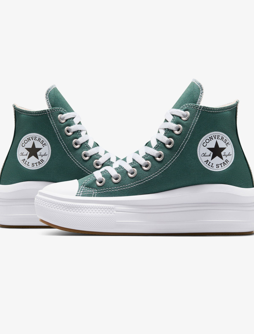 Converse Chuck Taylor All Star Move Platform Kadın Yeşil Platform Sneaker Converse Chuck Taylor All Star Move Platform Kadın Yeşil Platform Sneaker