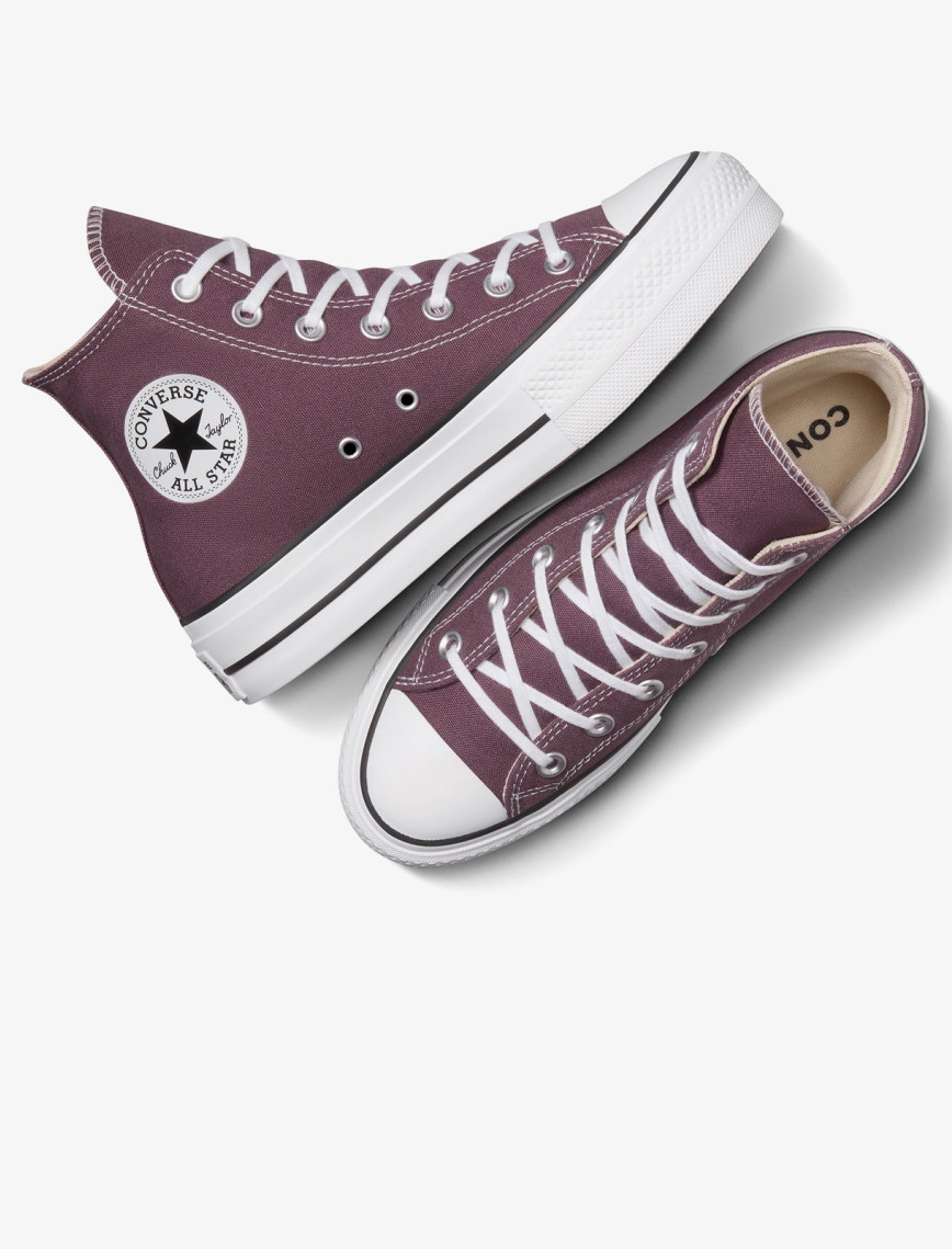 Converse Chuck Taylor All Star Lift Unisex Bordo Platform Sneaker Converse Chuck Taylor All Star Lift Unisex Bordo Platform Sneaker
