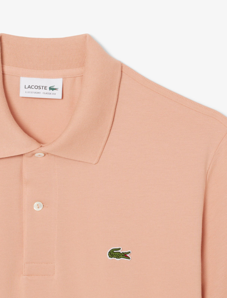 Lacoste L.12.12 Light Erkek Classic Fit Bej Polo Lacoste L.12.12 Light Erkek Classic Fit Bej Polo