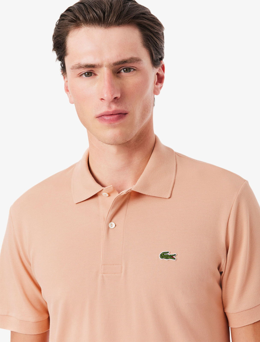Lacoste L.12.12 Light Erkek Classic Fit Bej Polo Lacoste L.12.12 Light Erkek Classic Fit Bej Polo