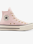 Converse Chuck Taylor All Star Lift Kadın Pembe Süet Platform Sneaker Converse Chuck Taylor All Star Lift Kadın Pembe Süet Platform Sneaker
