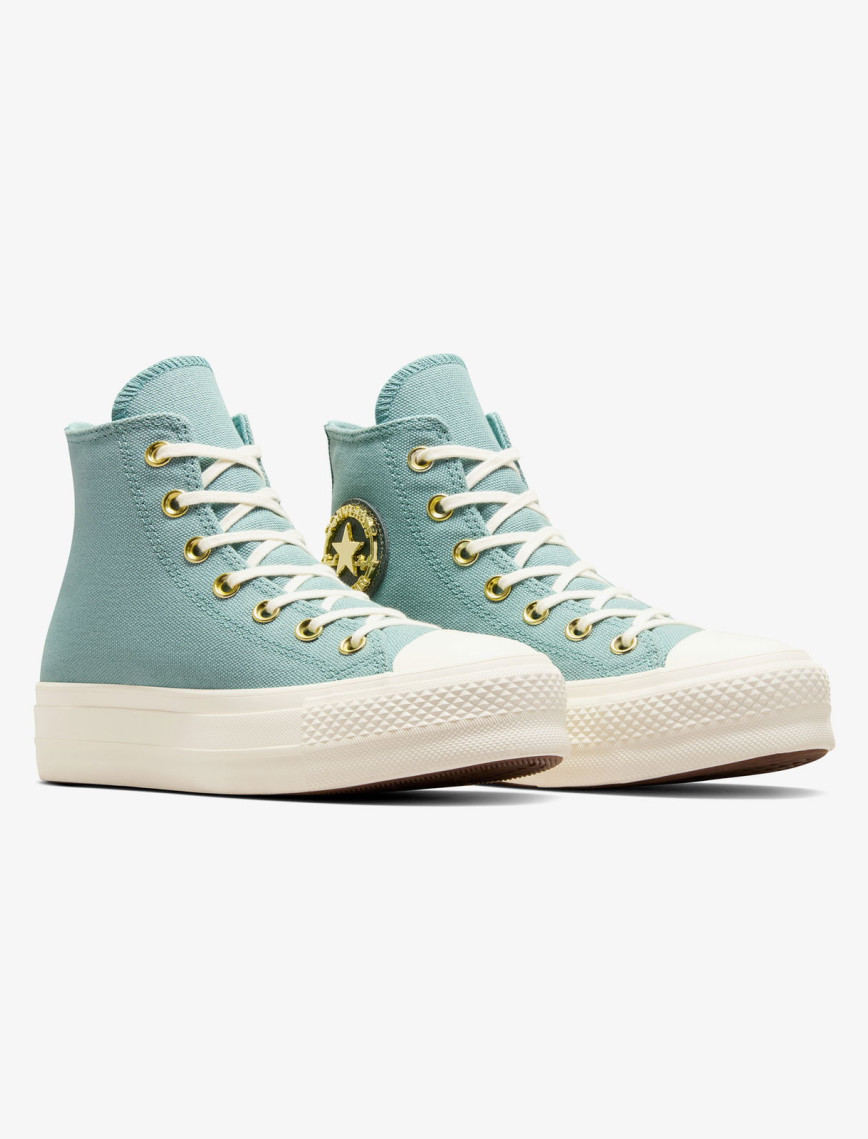 Converse Chuck Taylor All Star Lift Kadın Mavi Platform Sneaker Converse Chuck Taylor All Star Lift Kadın Mavi Platform Sneaker