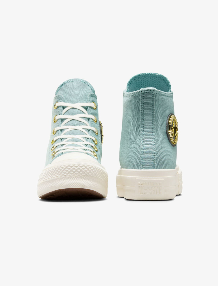 Converse Chuck Taylor All Star Lift Kadın Mavi Platform Sneaker Converse Chuck Taylor All Star Lift Kadın Mavi Platform Sneaker