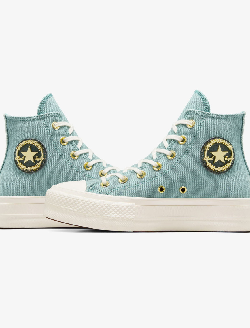 Converse Chuck Taylor All Star Lift Kadın Mavi Platform Sneaker Converse Chuck Taylor All Star Lift Kadın Mavi Platform Sneaker