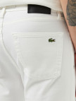 Lacoste Erkek Slim Fit Beyaz Jean Pantolon Lacoste Erkek Slim Fit Beyaz Jean Pantolon