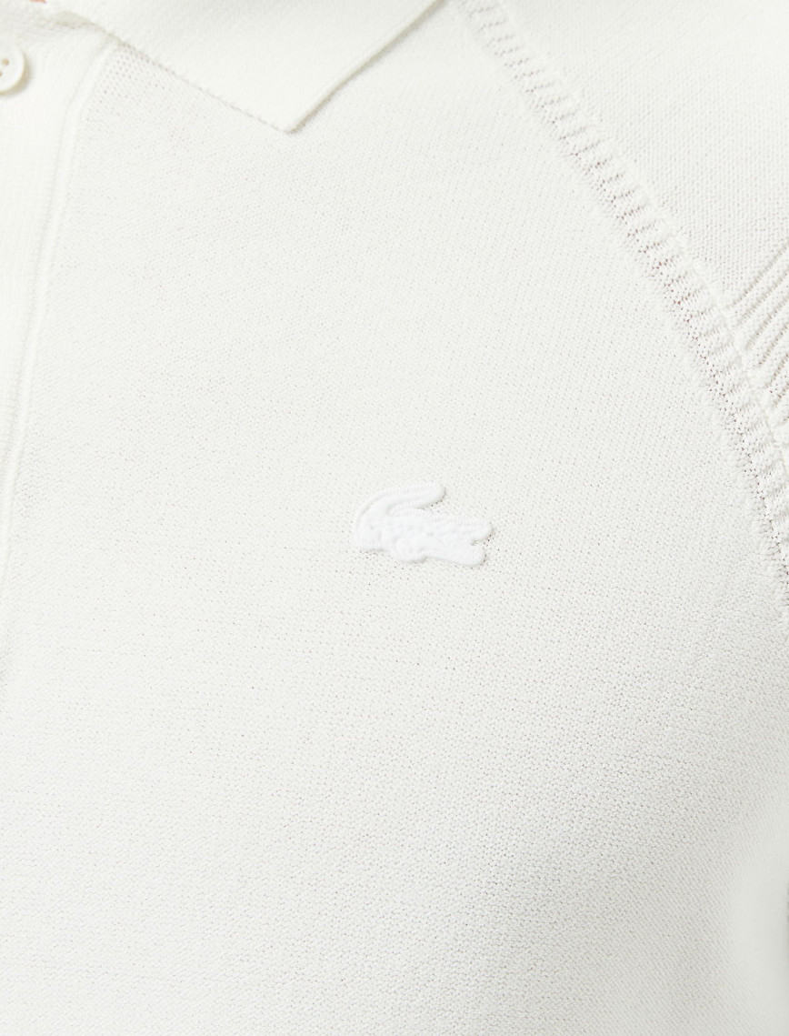 Lacoste Erkek Regular Fit Kısa Kollu Polo Yaka Beyaz Triko Lacoste Erkek Regular Fit Kısa Kollu Polo Yaka Beyaz Triko