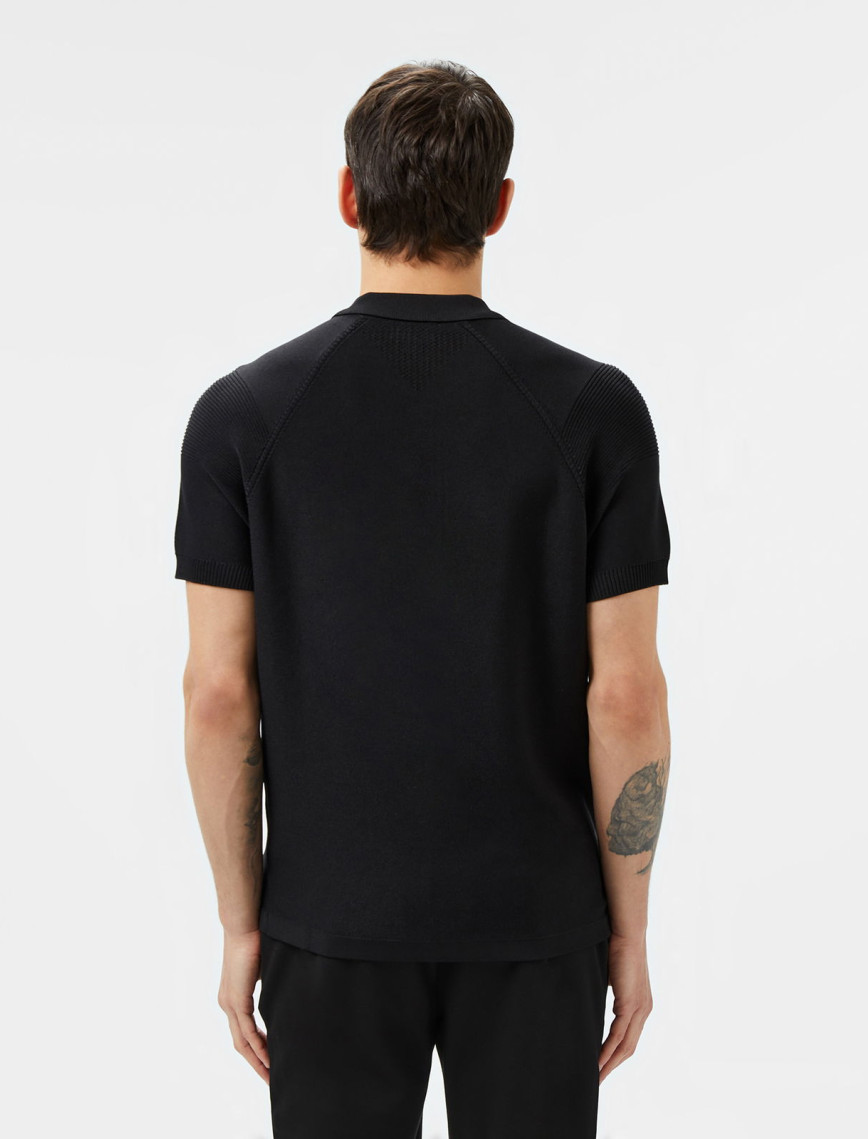 Lacoste Erkek Regular Fit Kısa Kollu Polo Yaka Siyah Triko Lacoste Erkek Regular Fit Kısa Kollu Polo Yaka Siyah Triko