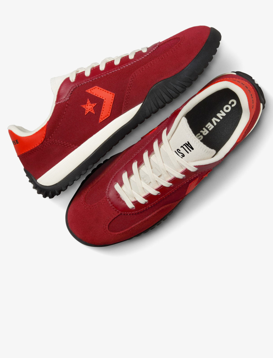 Converse Run Star Trainer Unisex Bordo Deri Sneaker Converse Run Star Trainer Unisex Bordo Deri Sneaker
