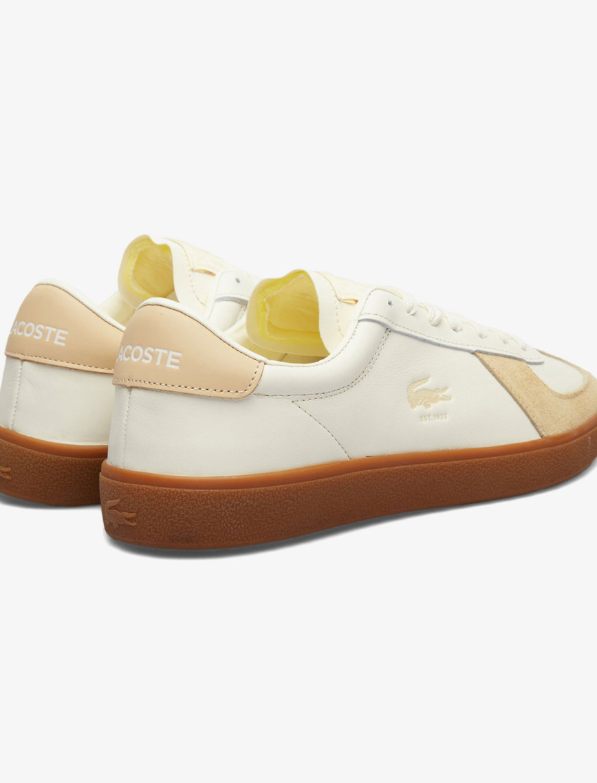 Lacoste Baseshot Pro Erkek Bej Sneaker Lacoste Baseshot Pro Erkek Bej Sneaker