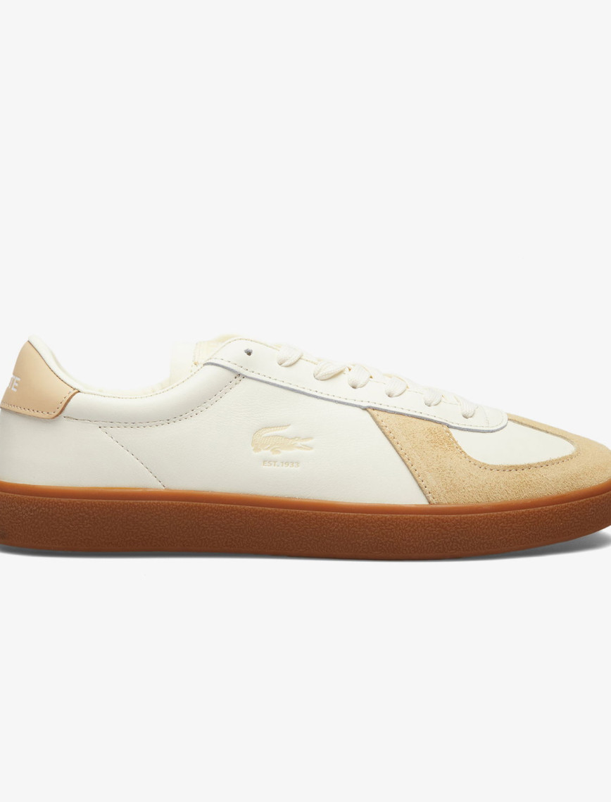 Lacoste Baseshot Pro Erkek Bej Sneaker Lacoste Baseshot Pro Erkek Bej Sneaker