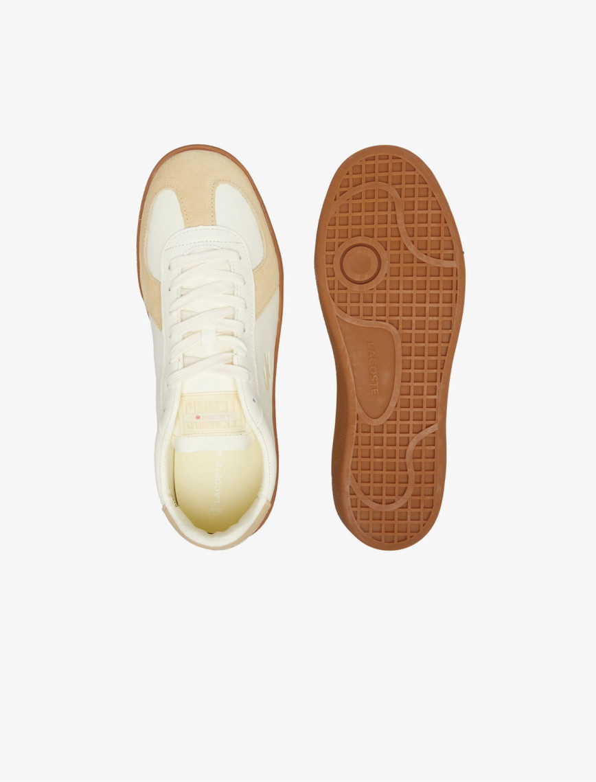 Lacoste Baseshot Pro Erkek Bej Sneaker Lacoste Baseshot Pro Erkek Bej Sneaker