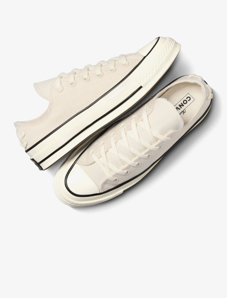 Converse Chuck 70 Crafted Laces Unisex Krem Sneaker Converse Chuck 70 Crafted Laces Unisex Krem Sneaker