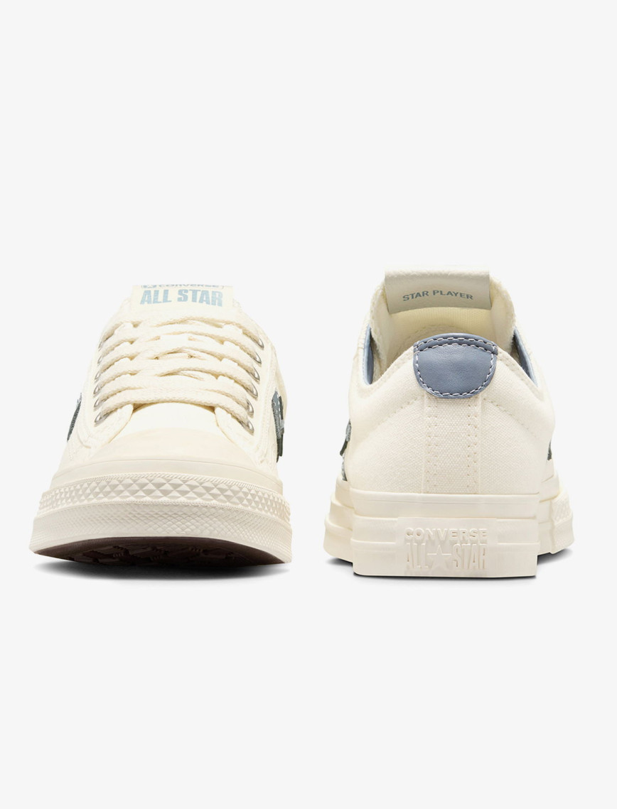 Converse Star Player 76 Unisex Krem Sneaker Converse Star Player 76 Unisex Krem Sneaker