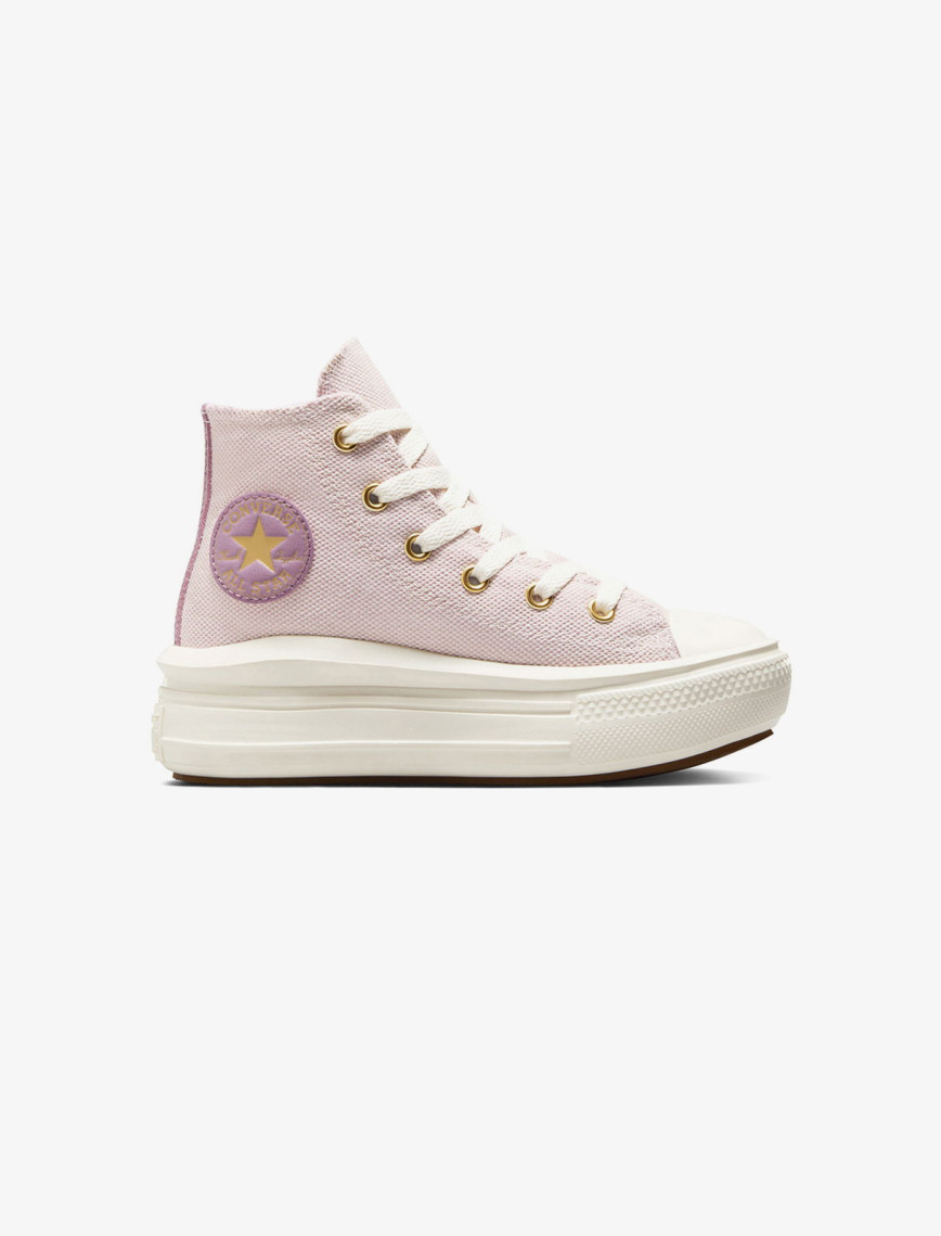 Converse Chuck Taylor All Star Move Platform Çocuk Lila Platform Sneaker Converse Chuck Taylor All Star Move Platform Çocuk Lila Platform Sneaker