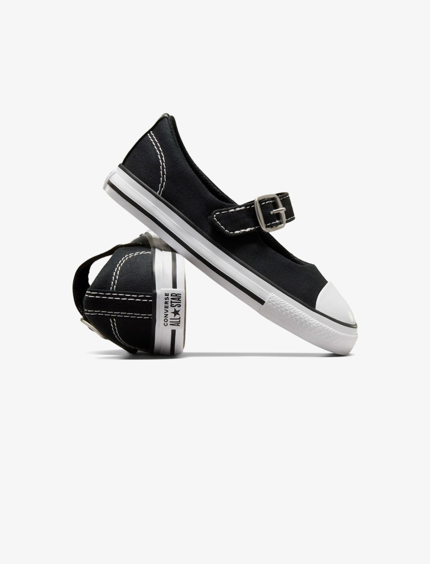 Converse Chuck Taylor All Star Dainty Mary Jane Bebek Siyah Babet Converse Chuck Taylor All Star Dainty Mary Jane Bebek Siyah Babet