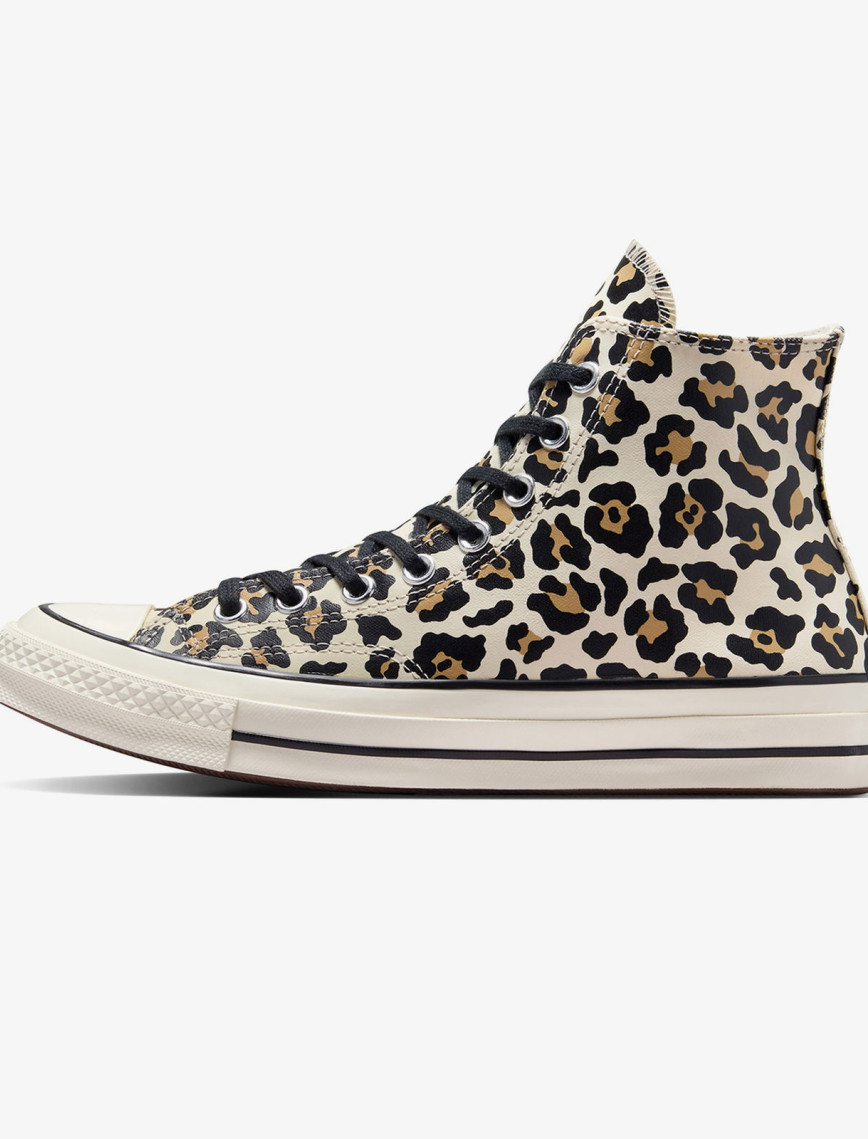 Converse Chuck 70 Leopard Print Unisex Krem Sneaker Converse Chuck 70 Leopard Print Unisex Krem Sneaker