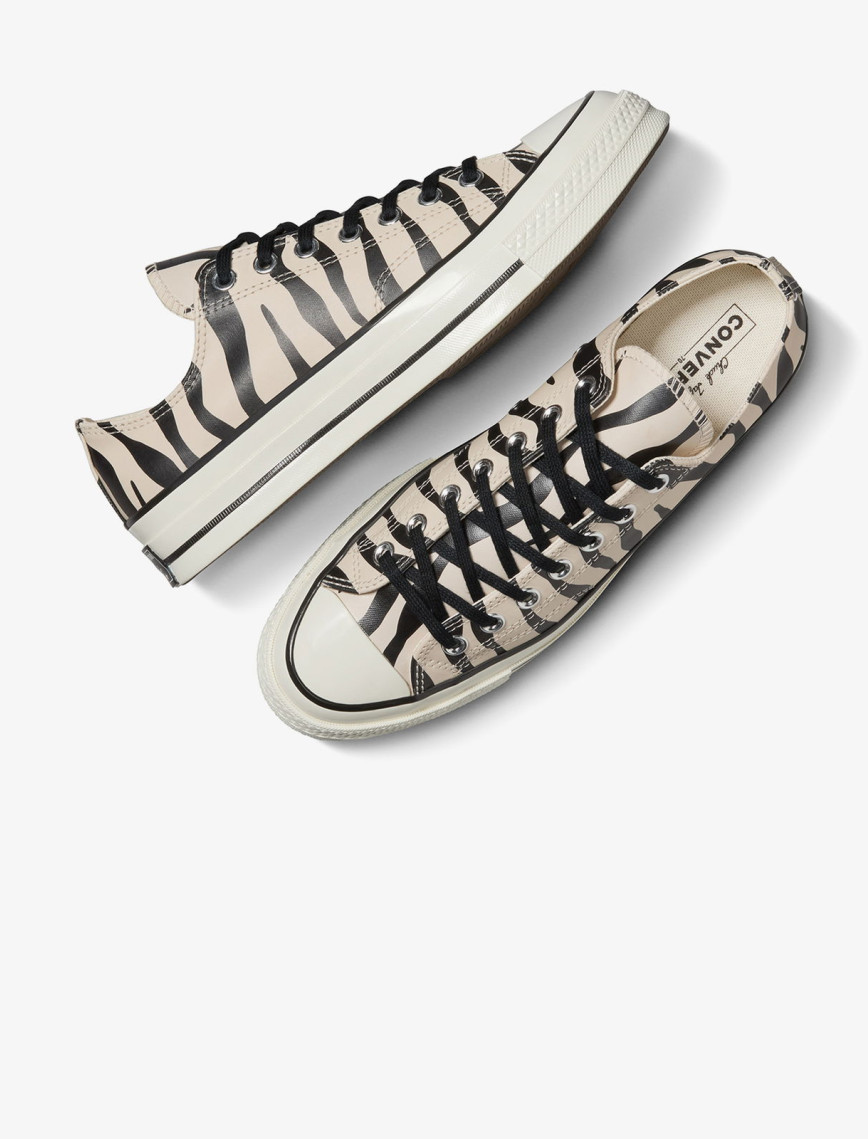 Converse Chuck 70 Zebra Print Unisex Bej Sneaker Converse Chuck 70 Zebra Print Unisex Bej Sneaker