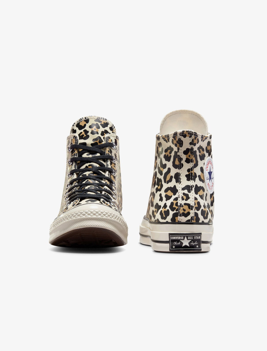 Converse Chuck 70 Leopard Print Unisex Krem Sneaker Converse Chuck 70 Leopard Print Unisex Krem Sneaker