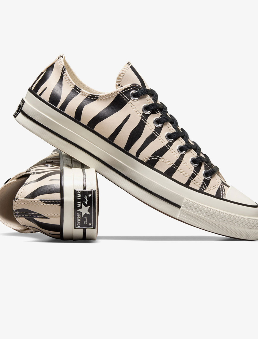 Converse Chuck 70 Zebra Print Unisex Bej Sneaker Converse Chuck 70 Zebra Print Unisex Bej Sneaker
