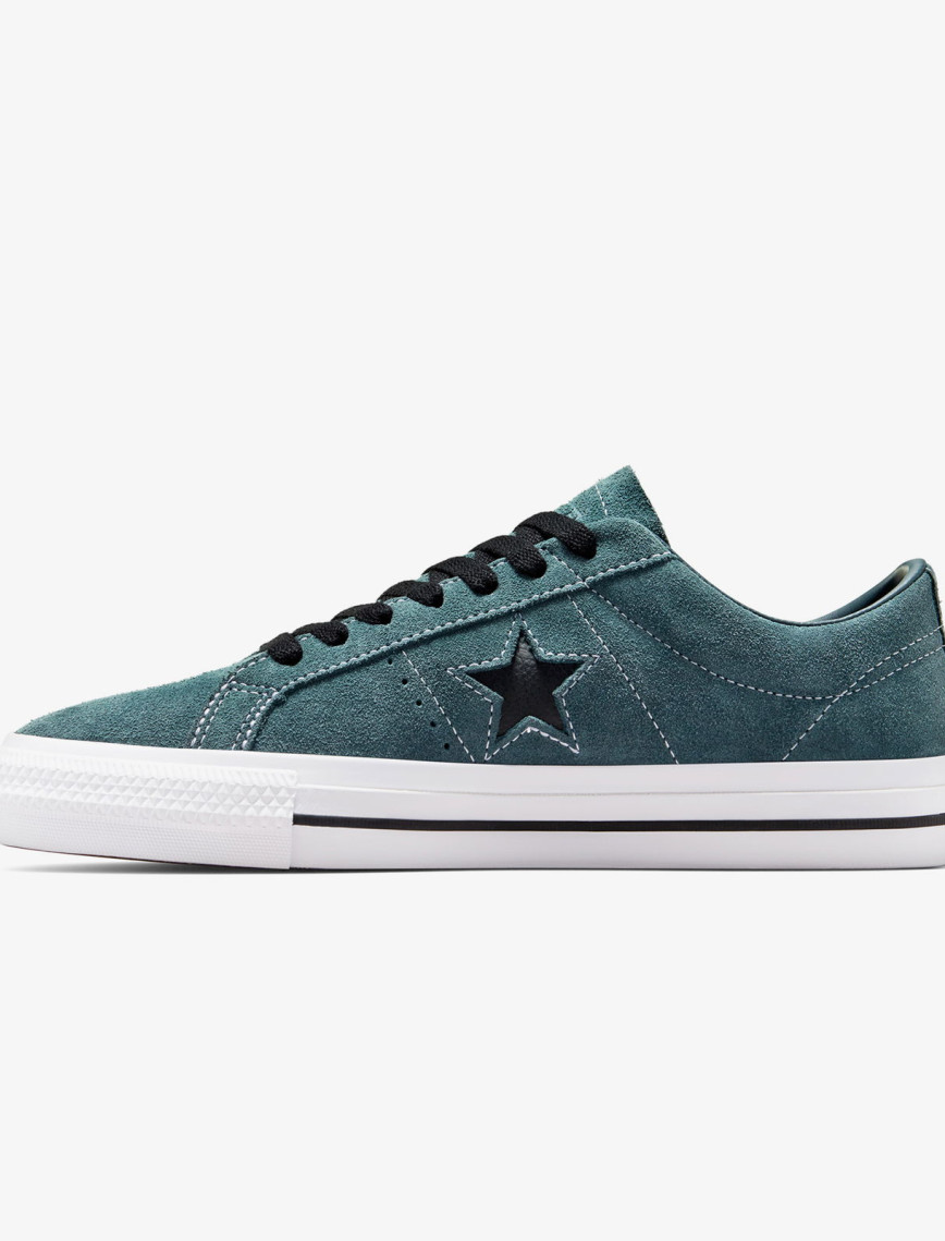 Converse One Star Pro Unisex Yeşil Süet Sneaker Converse One Star Pro Unisex Yeşil Süet Sneaker