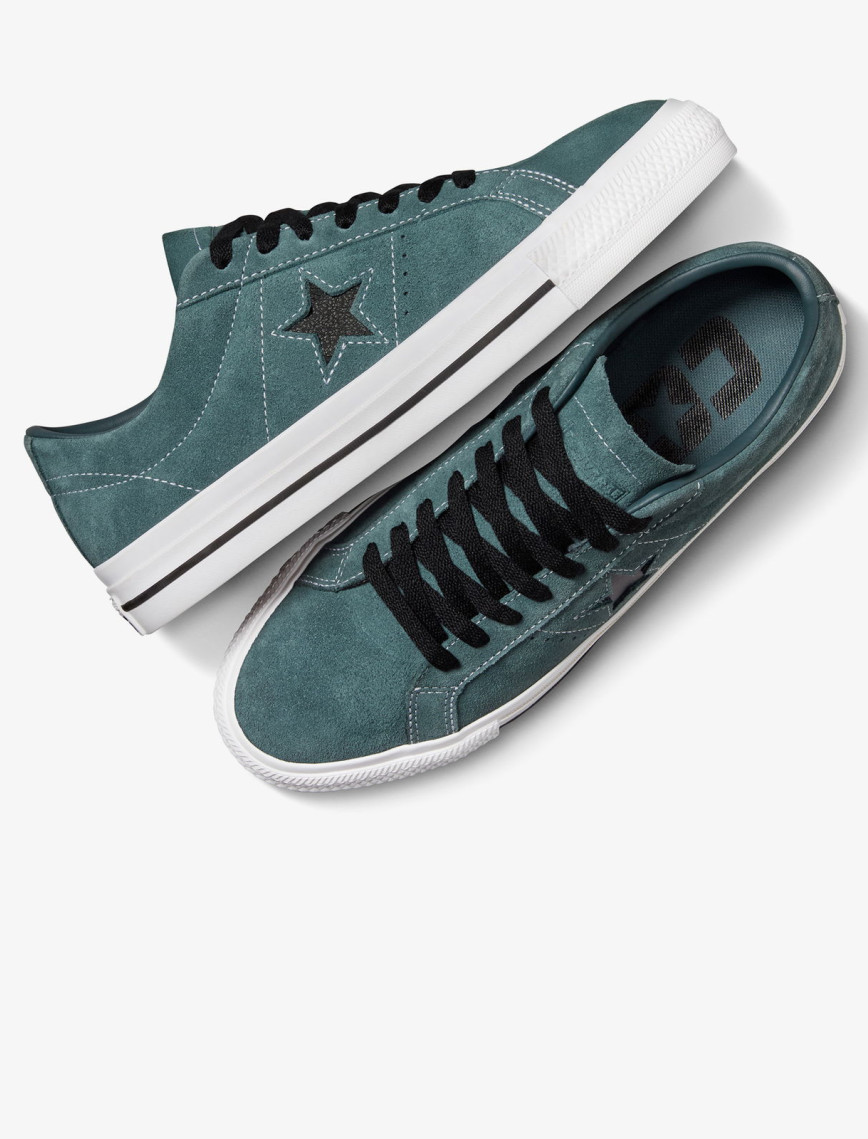 Converse One Star Pro Unisex Yeşil Süet Sneaker Converse One Star Pro Unisex Yeşil Süet Sneaker