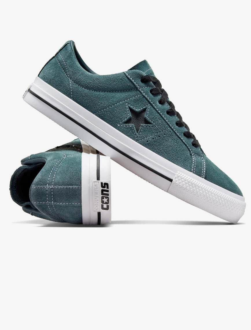 Converse One Star Pro Unisex Yeşil Süet Sneaker Converse One Star Pro Unisex Yeşil Süet Sneaker