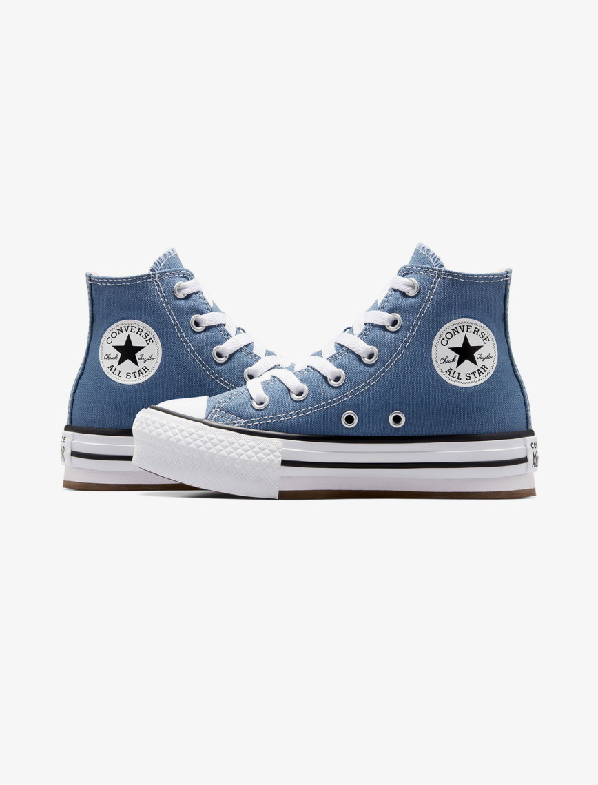 Converse Chuck Taylor All Star EVA Lift Çocuk Mavi Platform Sneaker Converse Chuck Taylor All Star EVA Lift Çocuk Mavi Platform Sneaker