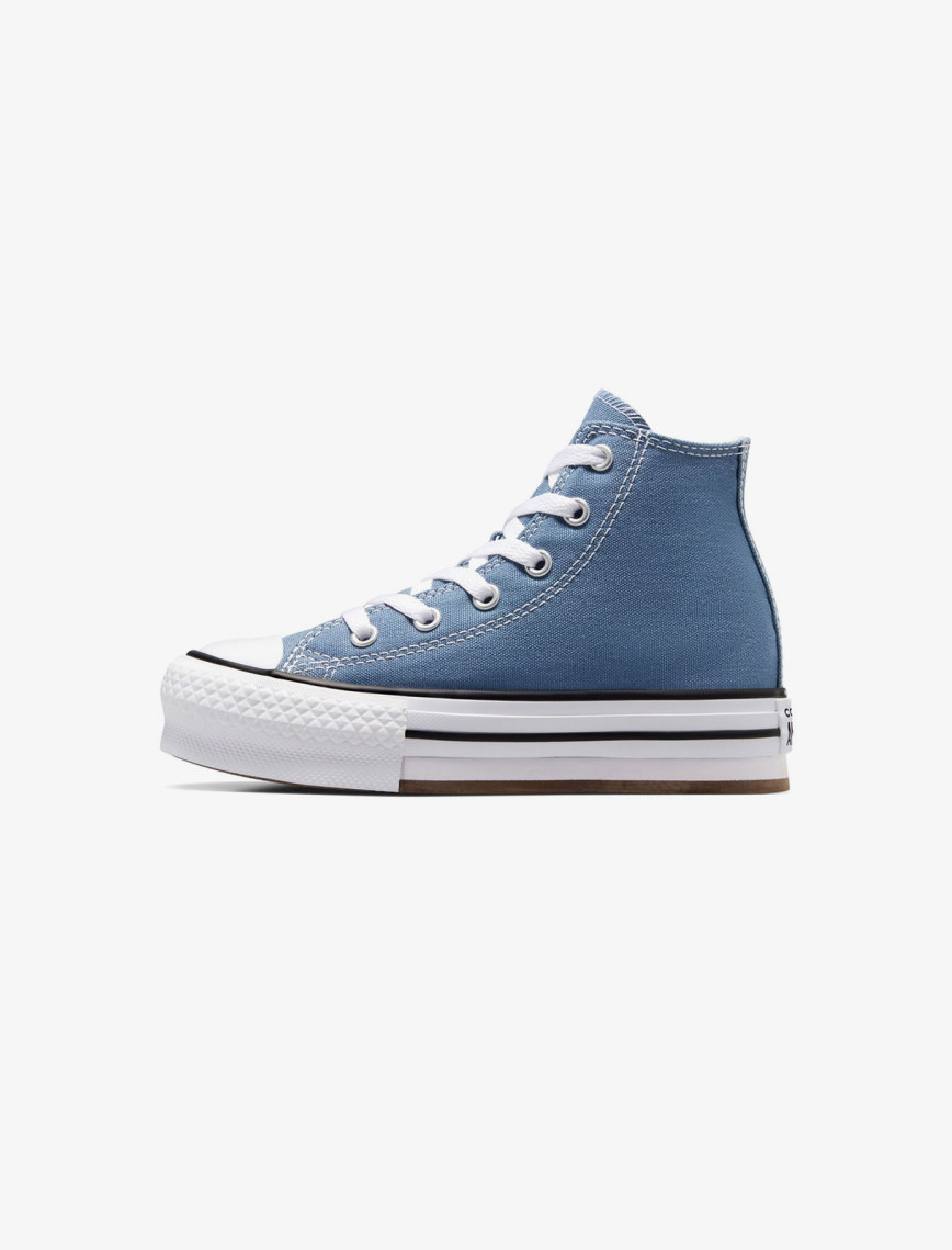 Converse Chuck Taylor All Star EVA Lift Çocuk Mavi Platform Sneaker Converse Chuck Taylor All Star EVA Lift Çocuk Mavi Platform Sneaker