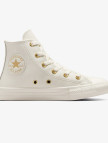 Converse Chuck Taylor All Star Taylored Lux Çocuk Krem Rengi 77 Deri Sneaker
