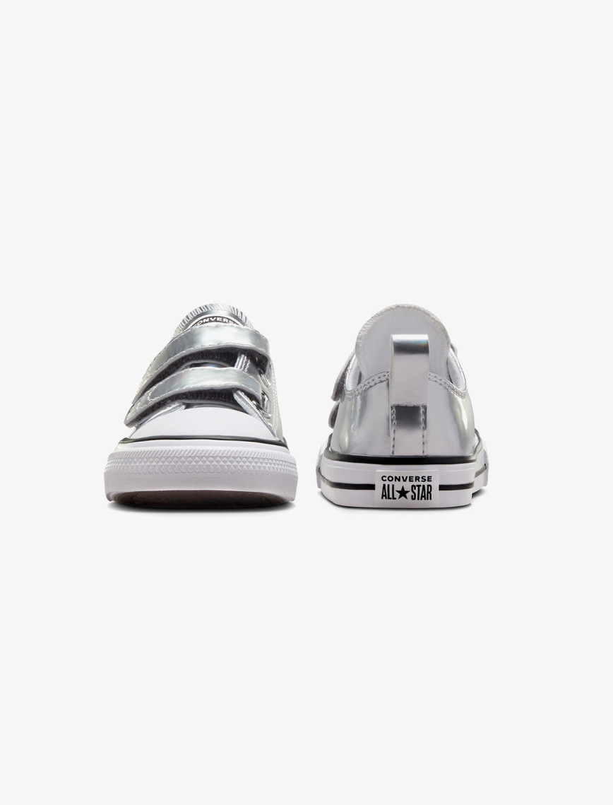 Converse Chuck Taylor All Star 2V Metallic Çocuk Gri Sneaker
