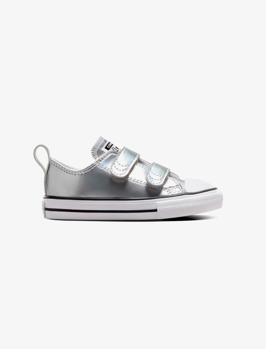 Converse Chuck Taylor All Star 2V Metallic Çocuk Gri Sneaker