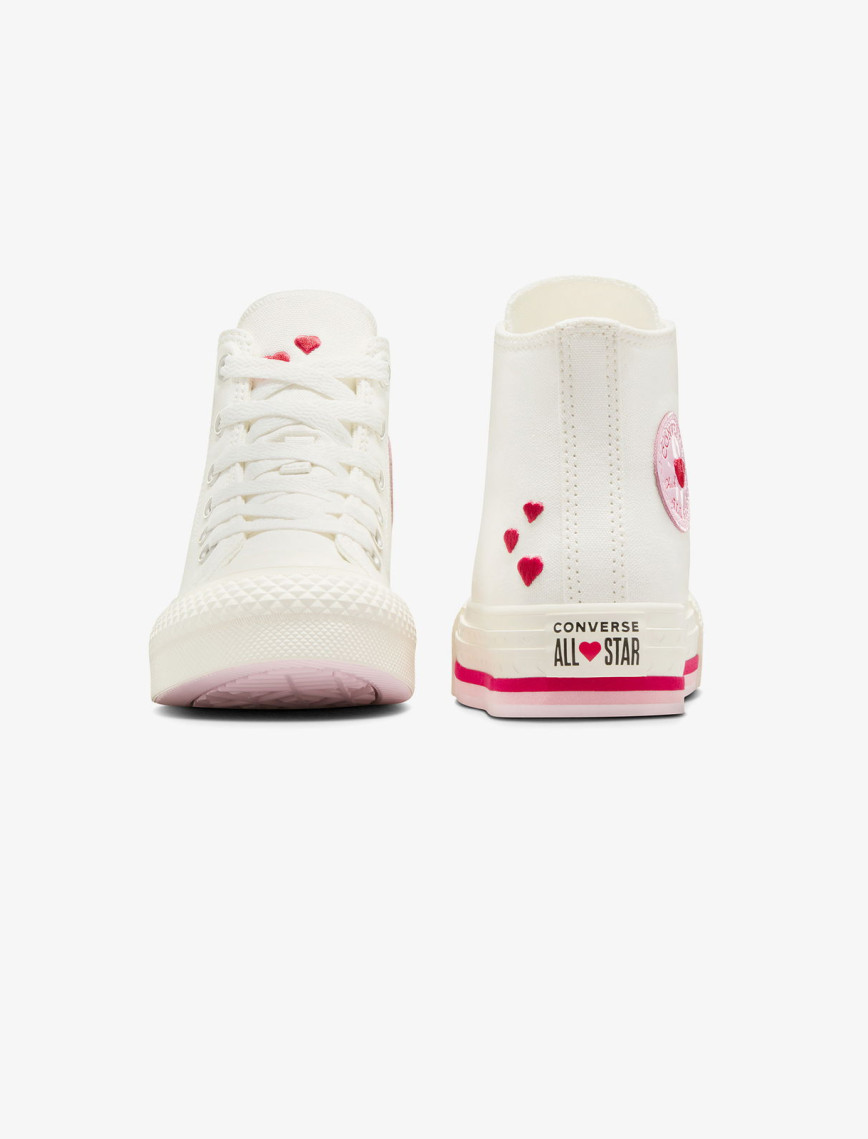 Converse Chuck Taylor All Star EVA Lift Çocuk Beyaz Platform Sneaker Converse Chuck Taylor All Star EVA Lift Çocuk Beyaz Platform Sneaker