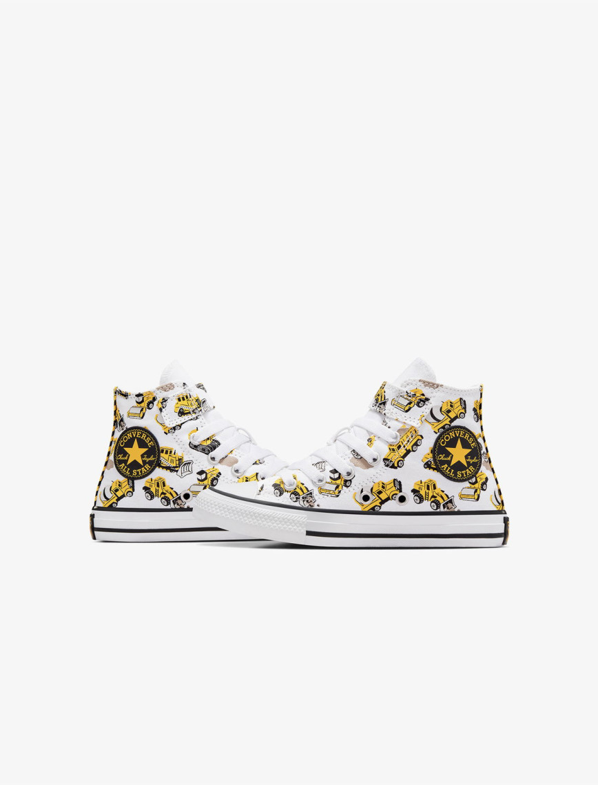 Converse Chuck Taylor All Star 1V Construction Truck Çocuk Beyaz Sneaker
