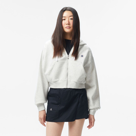 Converse Kadın Baskılı Gri Eşofman Üstü Converse Kadın Baskılı Gri Eşofman Üstü