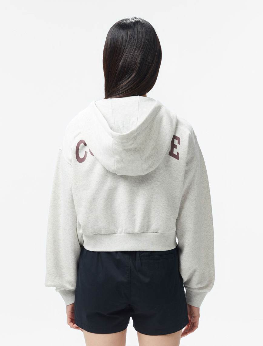 Converse Kadın Baskılı Gri Eşofman Üstü