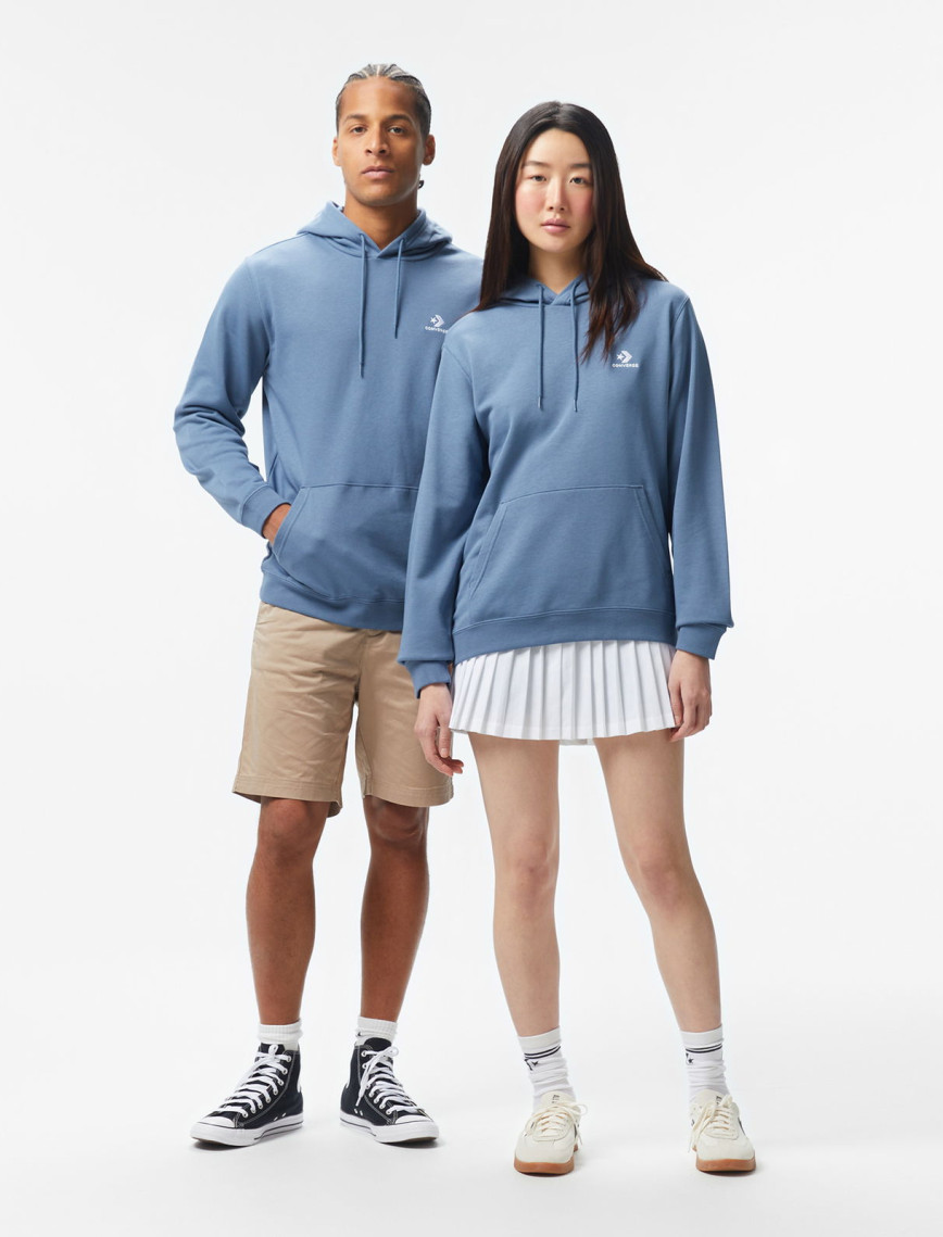 Converse Go-To Unisex Kapüşonlu Mavi Hoodie Converse Go-To Unisex Kapüşonlu Mavi Hoodie