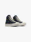 Converse Chuck Taylor All Star EVA Lift Polka Dots Çocuk Siyah Platform Sneaker