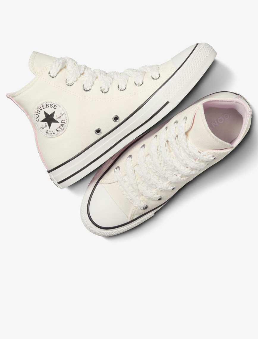 Converse Chuck Taylor All Star Crochet Laces Kadın Krem Sneaker Converse Chuck Taylor All Star Crochet Laces Kadın Krem Sneaker