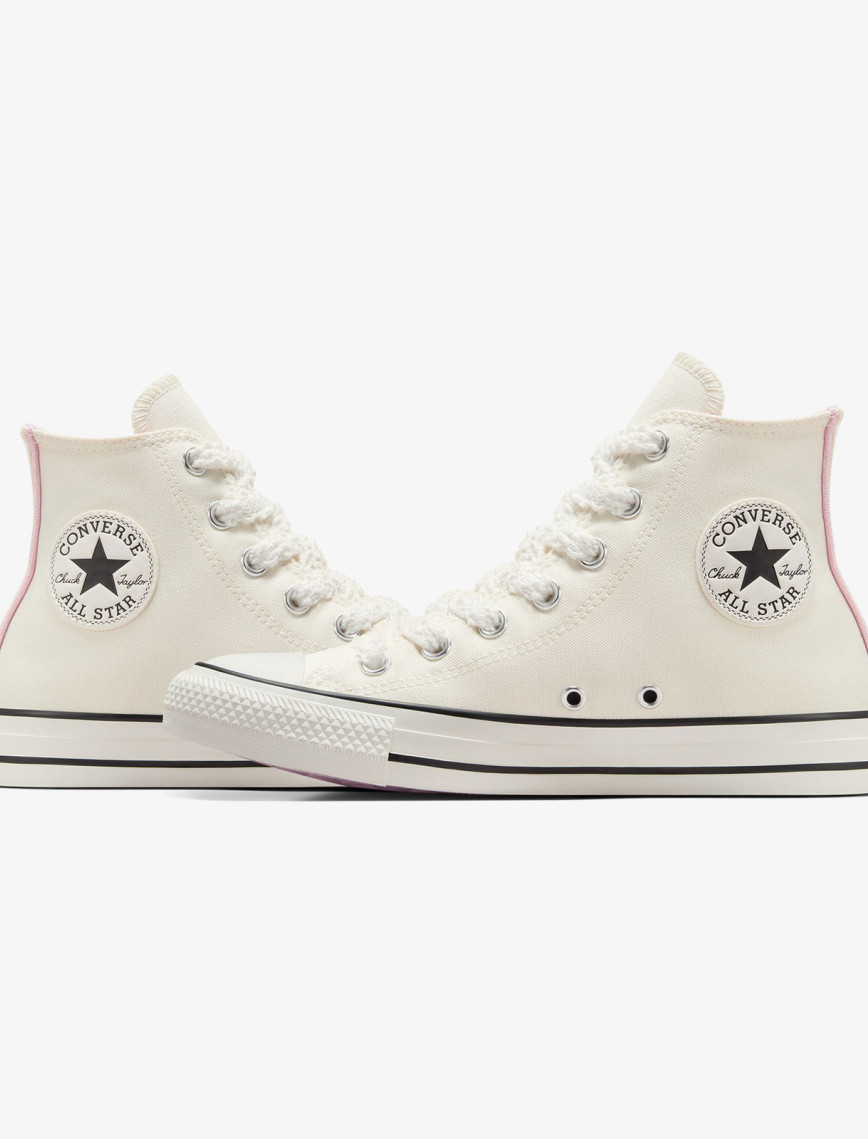 Converse Chuck Taylor All Star Crochet Laces Kadın Krem Sneaker Converse Chuck Taylor All Star Crochet Laces Kadın Krem Sneaker