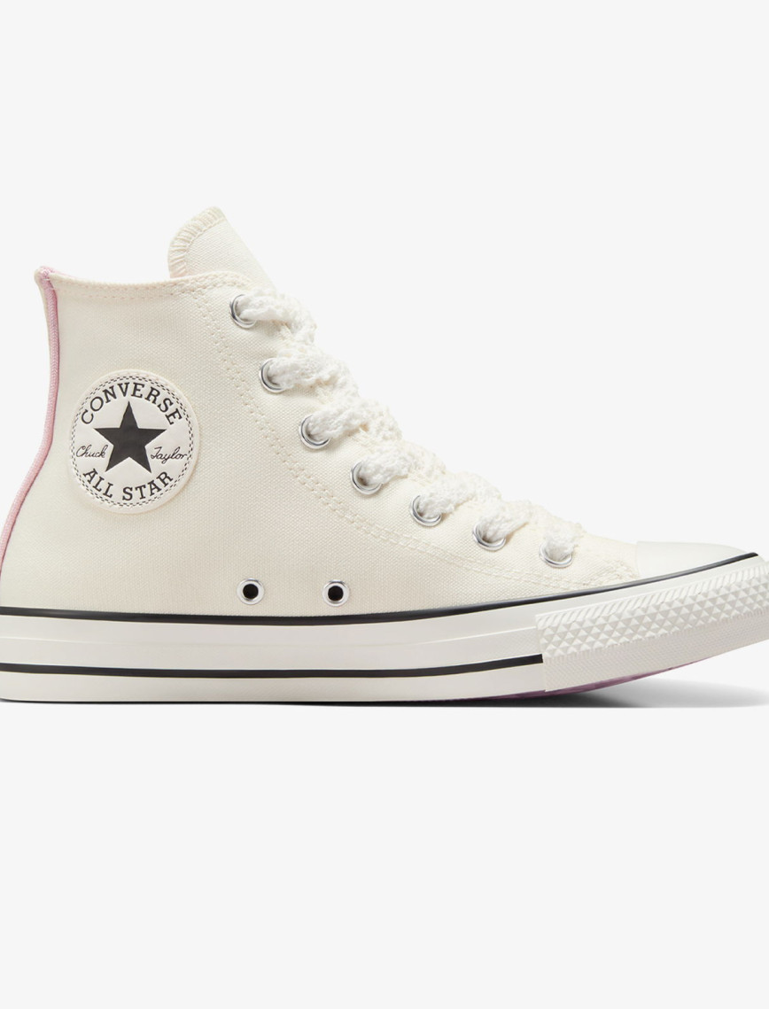 Converse Chuck Taylor All Star Crochet Laces Kadın Krem Sneaker Converse Chuck Taylor All Star Crochet Laces Kadın Krem Sneaker