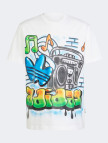 adidas Q12 Ts Street Erkek Beyaz T-Shirt adidas Q12 Ts Street Erkek Beyaz T-Shirt